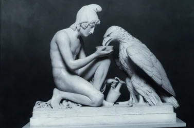Ganymedes s Jupiterovým orlem, 1817 (mramor)